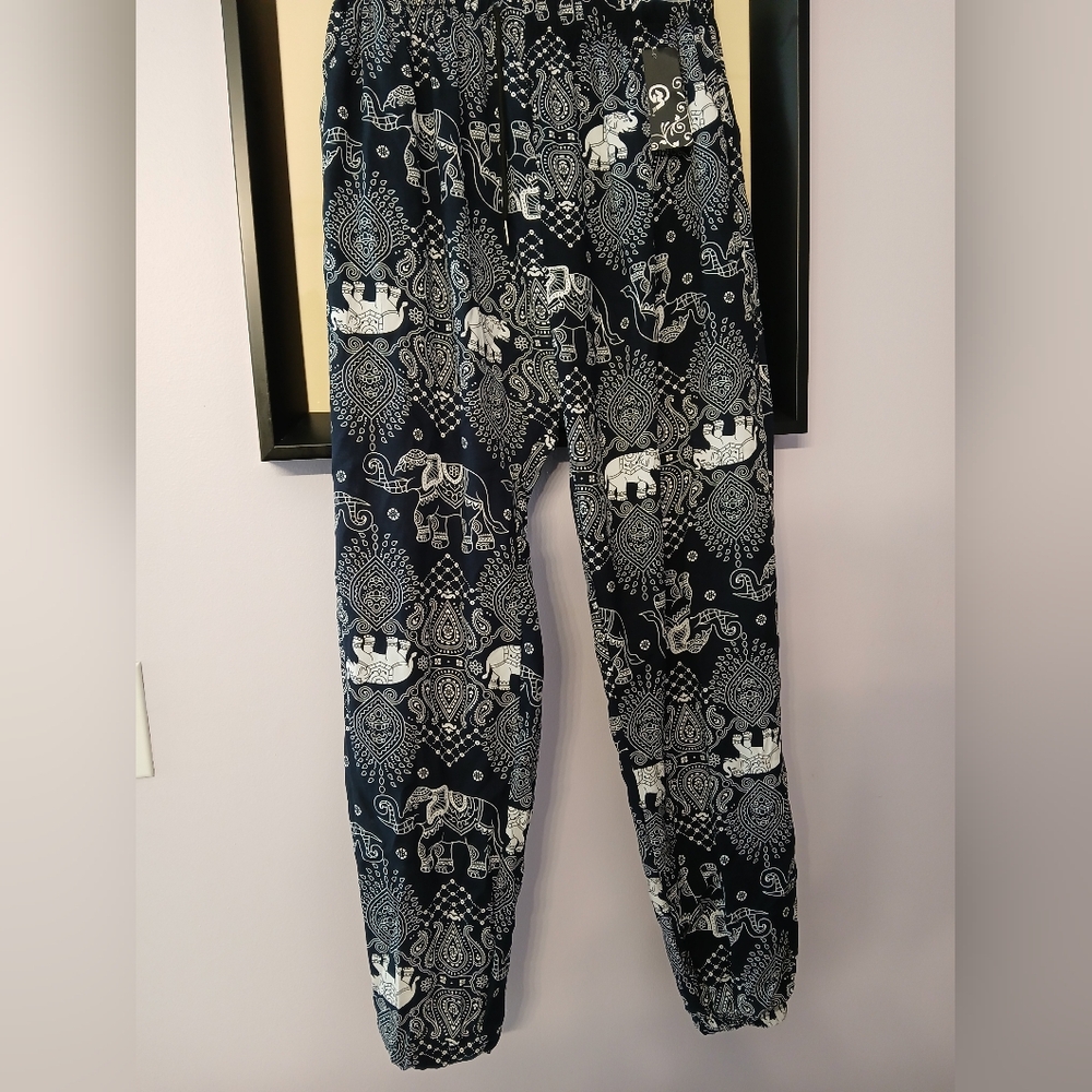 BOHEMIAN HAREM DRAW STRING PANTS.